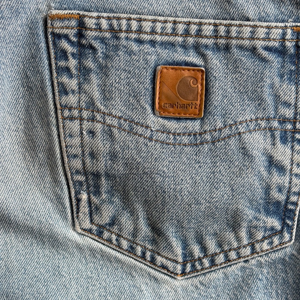 Carhartt Men's Light Blue Relaxed Jeans - Picture 3 of 4